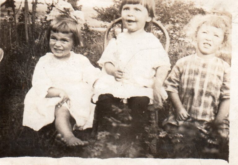 Margaret Cavanagh with Cousins Ethel and Mary