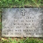 Philip Carra's Headstone in Fort Custer National Cemetery in Augusta, Kalamazoo, MI